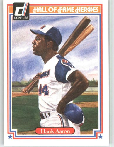 1983 Donruss HOF Heroes #34 Hank Aaron - Atlanta Braves (Hall of Fame) (Baseball Cards)