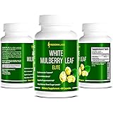 Best White Mulberry Leaf Extract 1,000mg | Supports Healthy Blood Sugar Levels & Appetite | Natural Appetite Suppressant Aid | 1,000mg | 60 Capsules