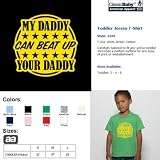 Daddy Beats Me Unisex Jersey Toddler T