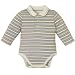 Baby : knit polo bodysuit(milk 12mos)