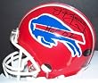 Jim Kelly Autographed Buffalo Bills Mini Helmet with "HOF 02" inscription