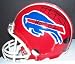 Jim Kelly Buffalo Bills Autographed Mini Helmet with HOF 02 Inscription Image