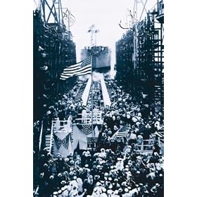 Art Poster, Ships Landing, Philadelphia, PA - 18.75 x 27.5