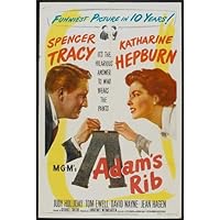 Adam's Rib Poster B 27x40 Spencer Tracy Katharine Hepburn Judy Holliday