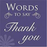 Words to Say Thank You