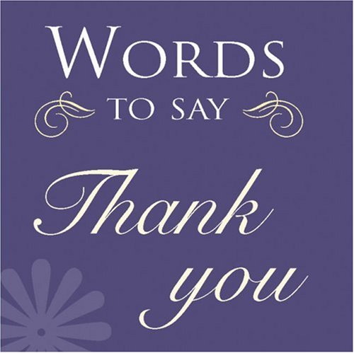 Words to Say Thank You