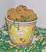 Gourmet Food : Scott's Cakes 1 lb. Oatmeal Raisin Cookies in a Yellow Bunny Pail