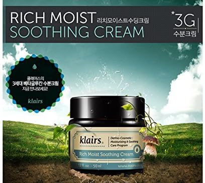 KLAIRS Rich Moist Soothing Cream, Korean Cosmetics, Korean Beauty, Kpop Beauty, Kstyle by N/A