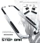 Stainless Steel Nerf Side Step Bar - 2005-2008 Nissan Frontier Crew Cab (Stainless)
