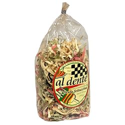 Al Dente Fiesta (tri color) Fettuccine, 12-Ounce Bag (Pack of 6)