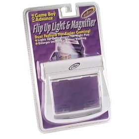 Game Boy Advance Flip Up Light & Magnifier- White