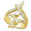 14K Yellow Gold Diamond Ring - 0.55 Ct.
