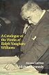 A Catalogue of the Works of Ralph Vaughan Williams
