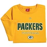 Green Bay Packers Clutch Performance Logo Mens T-Shirt (Gold)