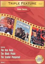 Drama Classics Triple Feature, Vol. 2 (The Black Pirate / The Scarlet Pimpernel (1934) / The Iron Mask)