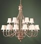 00460 - Island Gold Chandelier