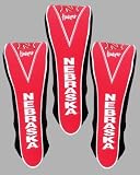Nebraska Cornhuskers NCAA Golf Oversized Club/Driver Head Cover (Set of 3) NCAA College Athletics