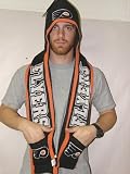 Philadelphia Flyers 2011 Team Stripe Hooded Knit Scarf with Pockets