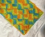 Silky Worsted Entrelac Scarf Knitting Pattern