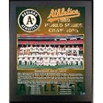 SAVE $0.04 - 1989 Oakland Athletics World Series Champions 11" x 13" Plaque from Healy Pro $39.95