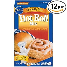 Pillsbury Specialty Mix Hot Roll, 16-Ounce Boxes (Pack of 12)