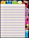 MONSTERS CHARTLET