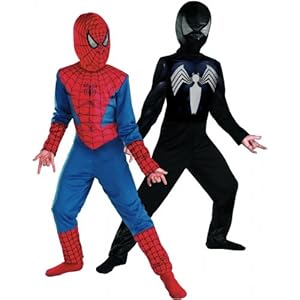 Reversible Spider-Man Red to Black Kids Costume