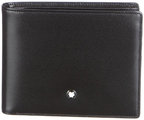 Montblanc MEISTERSTÜCK BRIEFTASCHE 6 CC No. 103384 103384, Portefeuilles et porte-monnaies mixte adulte - Noir-TR-KP.8