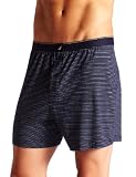 Nautica Mens Mystic Feeder Stripe Knit Boxer
