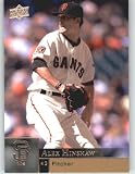 2009 Upper Deck Baseball Card # 852 Alex Hinshaw - Giants - Shipped In Protective Screwdown Display Case!