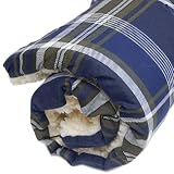 Wenzel 4 on the Floor Padded Pet Bed, Navy Brown by Wenzel