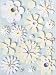 Brenda Walton Grand Adhesions Embellishments-Wedding Glitter Flowers White & Ivo