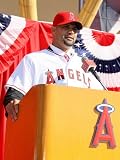 Los Angeles Angels of Anaheim, CA - December 10: Newly Signed Albert Pujols Photographic Poster Print by Stephen Dunn, 24x32