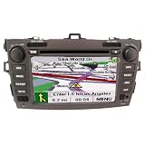 Toyota Corolla After Market Factory radio with CD/DVD/NAVIGATION/MP3/SD /USB PORT/i-pod ready