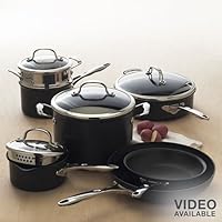 FOOD NETWORK 11-PC HARD-ANODIZED NONSTICK COOKWARE SET