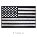 HUGE USA FLAG SUBDUED GRAY EASY RIDER BIKER MOTORCYCLE LEATHER JACKET VEST EMBROIDERED LARGE PATCH
