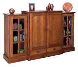 Cherry Oak Entertainment Center Craftsman Collection by Anthony Lauren - FOG-EC0044