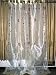 Sari Curtains Drapes 2 Organza White Embroidereded Sheers Panel