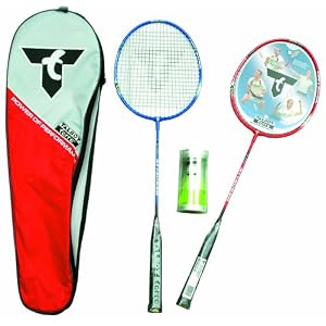 Talbot Torro Attacker 2 Player Badminton Set With 2 Rackets and 2 Shuttlecocks