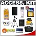 Transcend 4GB High Capacity SecureDigital (SDHC) Memory Card + Nikon SLR Gadget Bag + Spare EN-EL9 Replacement Battery + 57-inch Tripod - Accessory Kit for Nikon D40, D40x & D60 Digital SLR Cameras