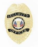 Security Officer Gold Shield Badge
