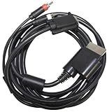 VGA Câble Pro - Permet de connecter un écran haute résolution ou un video projecteur sur la Xbox 360