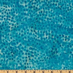 44-Wide-Batik-Island-Punch-Egg-Dot-Turquoise-Fabric-By-The-Yard