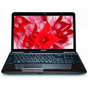 Laptop Notebook Toshiba Satellite L655D S5164BN 15.6 Inch LED Laptop Brown AMD Phenom II Quad Core Mobile Processor P960 4GB DDR3 640GB Hard Drive PSK2LU 02N00D