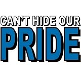 Can't Hide Our Pride Temporary Tattoos Blue