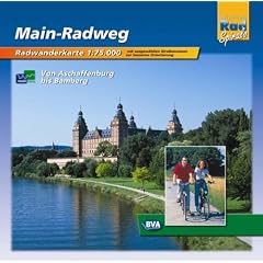 Main-Radweg. Radwanderkarte: Von Aschaffenburg bis Bamberg