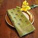 Memories of Shalimar ~ Green Colored Fancy Fabric Dinner Napkins