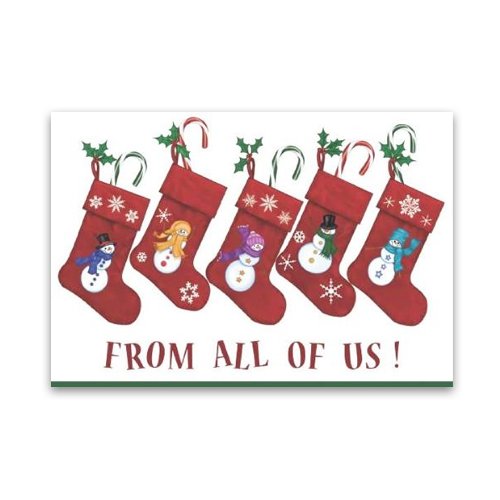 Stocking Stuffers Personalized Holiday Cards