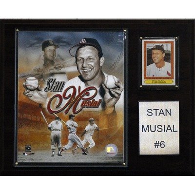 MLB St. Louis Cardinals Stan Musial Player Plaque