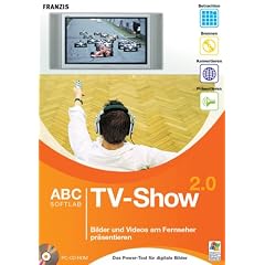 TV Show 2.0, 1 CD-ROM Bilder und Videos am Fernseher pr�sentieren. F�r Windows 98 SE/ME/2000/XP